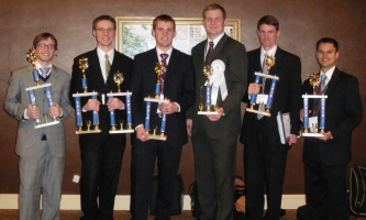 From left: Spencer Robinson, Tyler Seader, Eric Christensen, Nathanael Eborn, Benjamin Bytheway and Bryce Clark. 